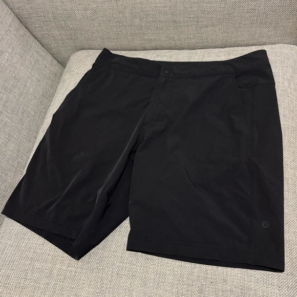 Lululemon Commission Classic Fit Short 9" Warpstreme Black Size 30 M7A31S SZ 32 - Picture 1 of 5